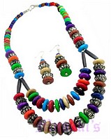 Indian ethenic necklace - click here for large view